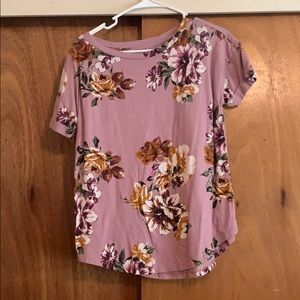 Pink Floral Tee